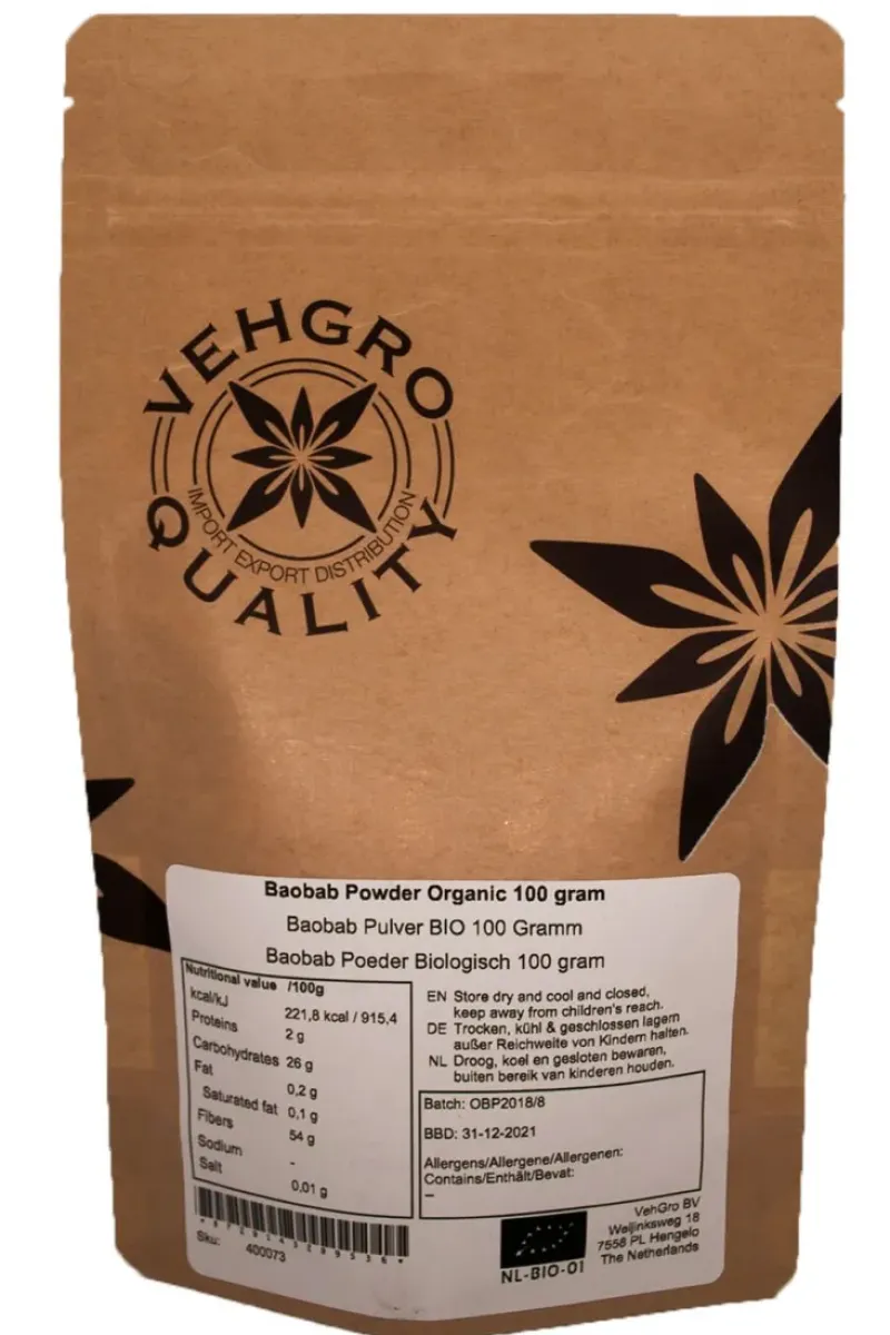 Naturaplaza Baobab Poeder Biologisch New