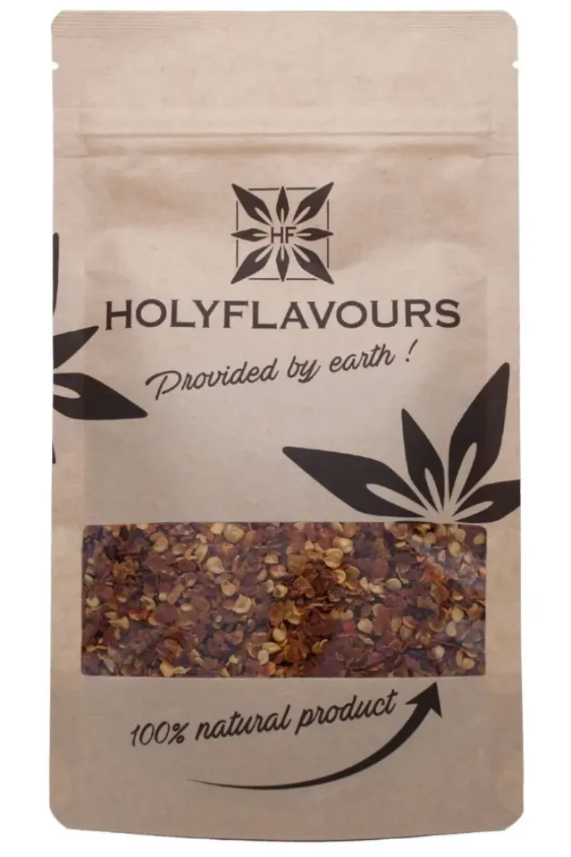 Naturaplaza Chili Crushed Scherp 120.000 SHU Kiemarm Biologisch Outlet