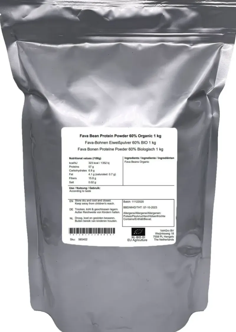 Naturaplaza Fava Bonen Eiwit Poeder Biologisch (60% Proteïne) Fashion