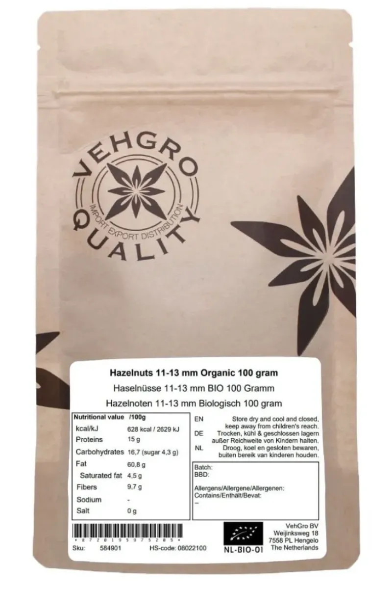Naturaplaza Hazelnoten 11-13 mm Biologisch Best