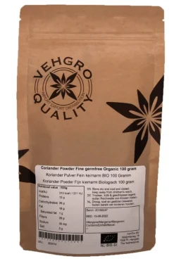 Naturaplaza Koriander Poeder Fijn kiemarm Biologisch Sale