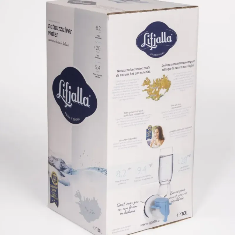 Naturaplaza Lifjalla Gletcherwater Bag-in-Box 10L pallet 72 stuks Best