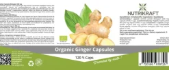 Naturaplaza Nutrikraft - Gember Capsules 500mg Biologisch Outlet