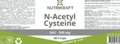 Naturaplaza Nutrikraft - NAC N-Acetyl Cysteïne 500mg Capsules Discount