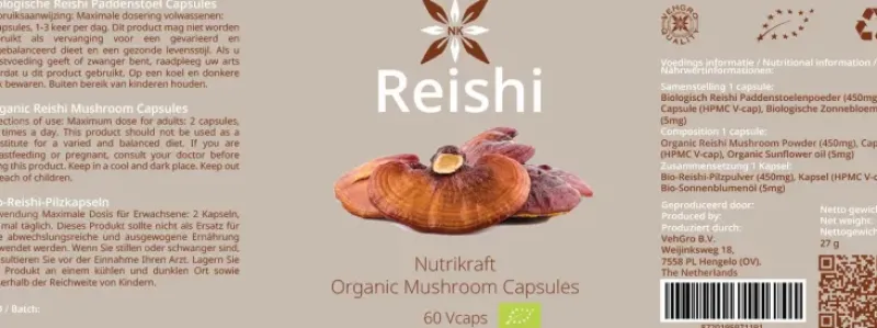 Naturaplaza Nutrikraft - Reishi Capsules Biologisch Sale