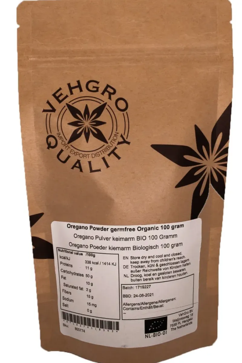 Naturaplaza Oregano Poeder kiemarm Biologisch Best