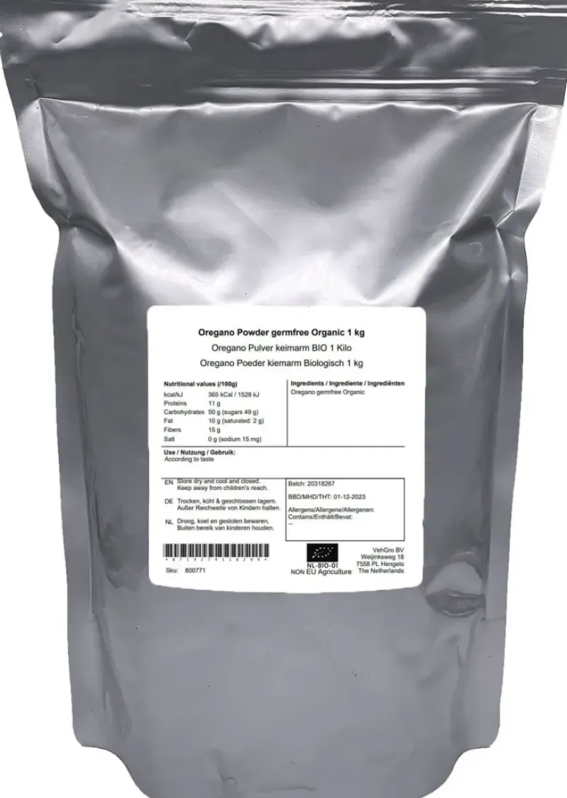 Naturaplaza Oregano Poeder kiemarm Biologisch Best