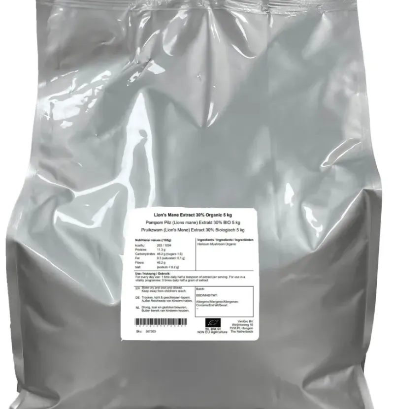 Naturaplaza Pruikzwam (Lion's Mane) Extract 30% Biologisch Online