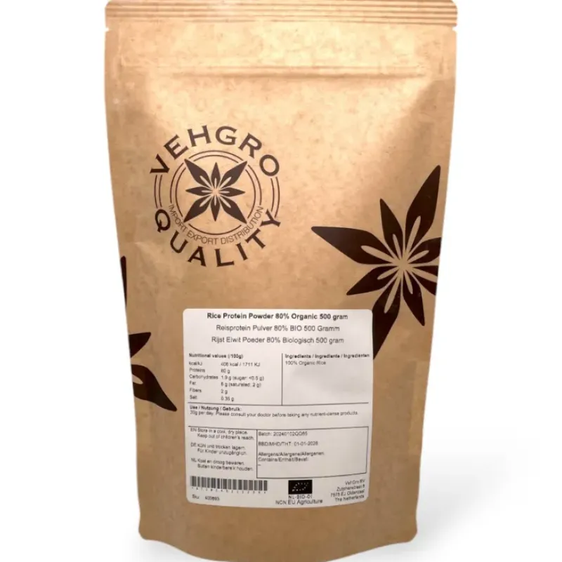 Naturaplaza Rijst Eiwit Poeder Biologisch (80% Proteïne) Fashion