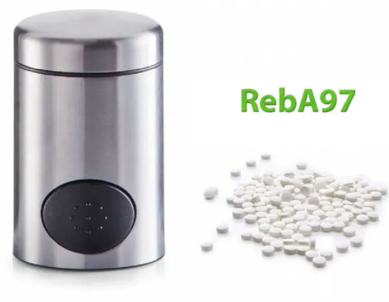 Naturaplaza Stevia Extract Zoetjes RebA97 Regular in dispenser Sale