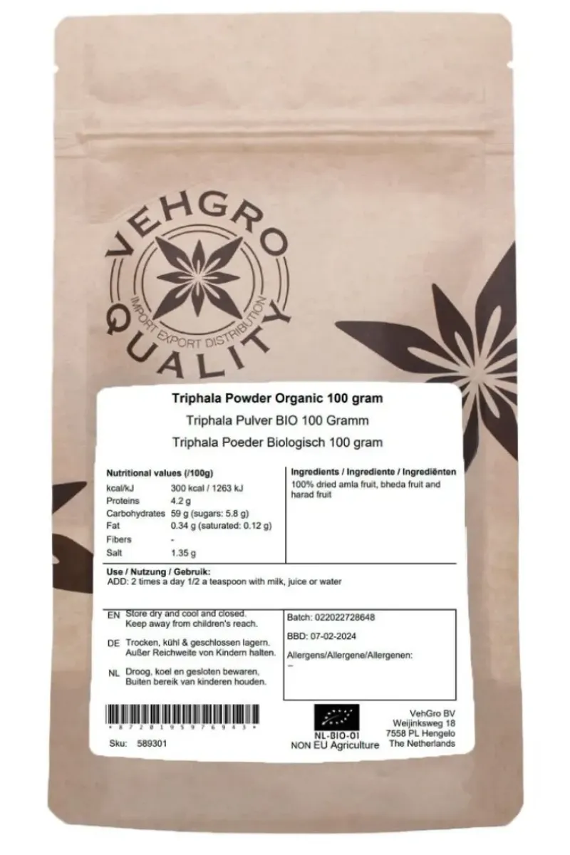 Naturaplaza Triphala Poeder Biologisch New