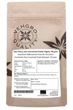 Naturaplaza Zure Kersen Sap Concentraat Poeder Biologisch Hot
