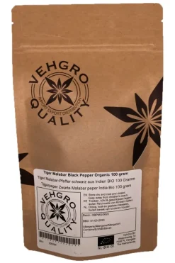 Naturaplaza Zwarte Malabar Peper India Biologisch Discount