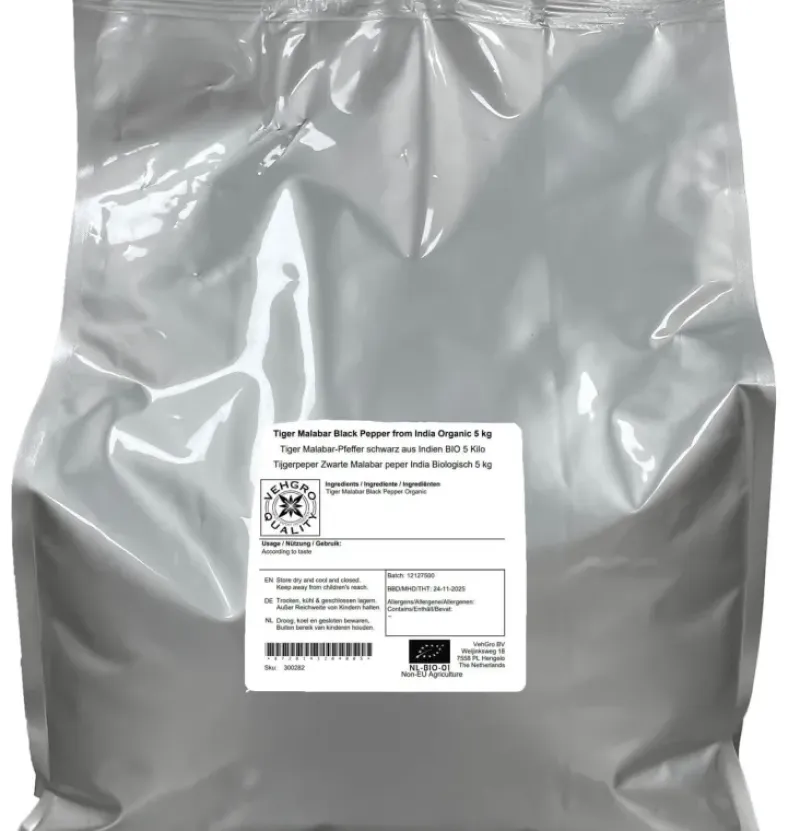 Naturaplaza Zwarte Malabar Peper India Biologisch Discount